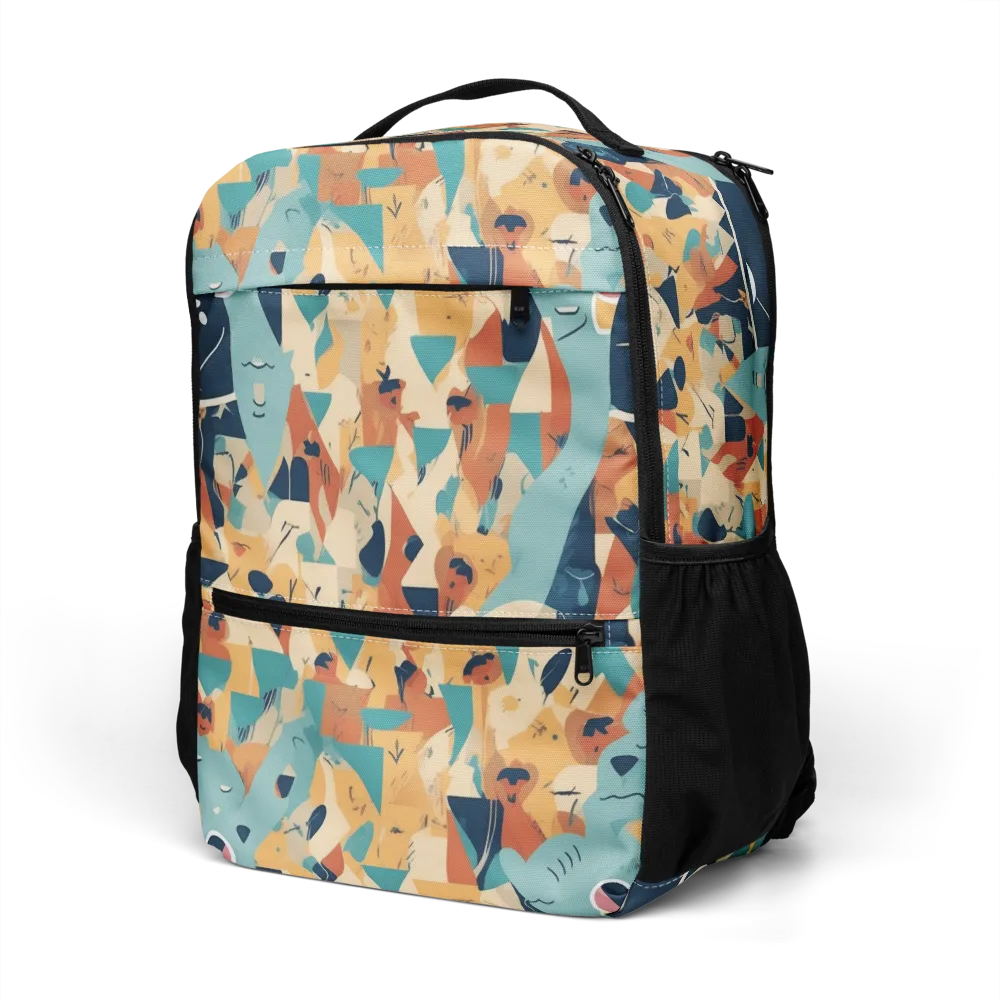 Carnival Critters on Utility Backpack — Left Front