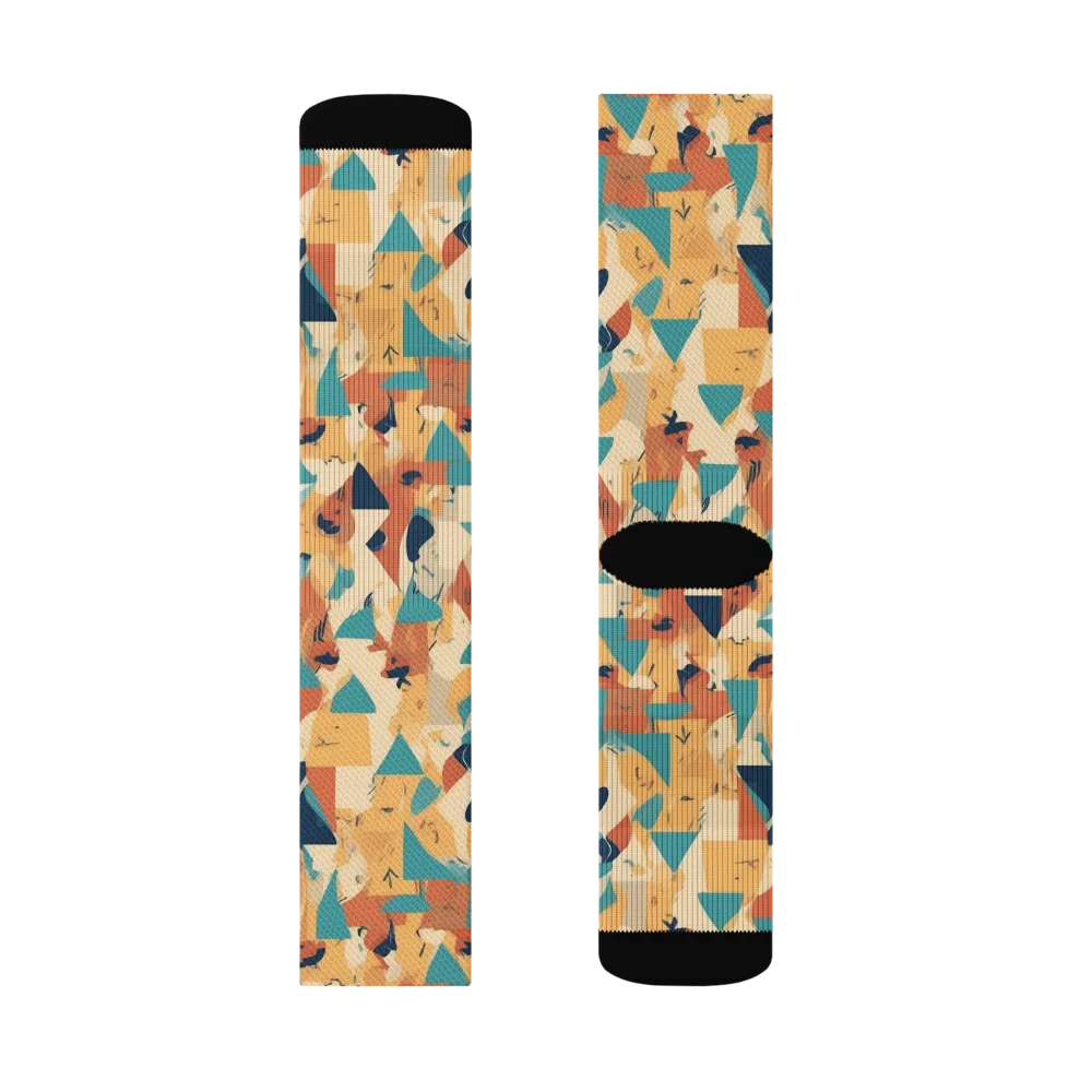 Carnival Critters on Socks — Right Sock