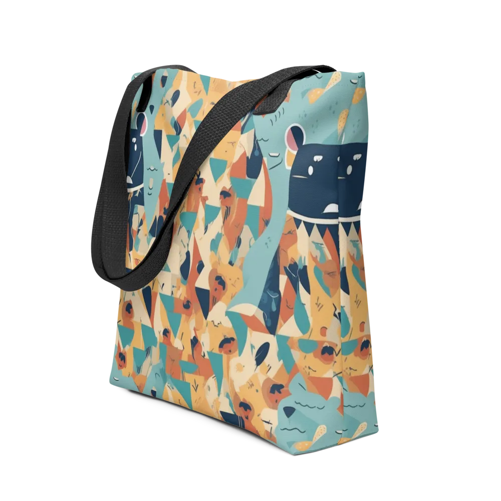 Carnival Critters on Tote Bag — Front