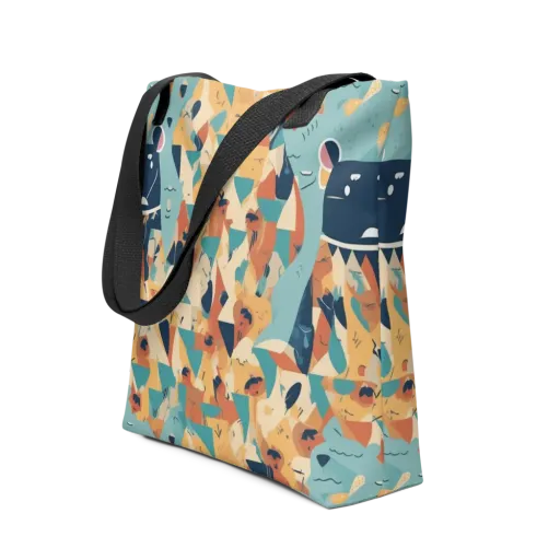 Carnival Critters on a Tote Bag