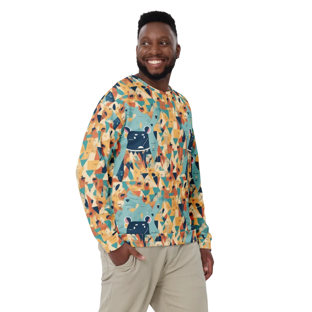 Carnival Critters on Sweatshirt — Front