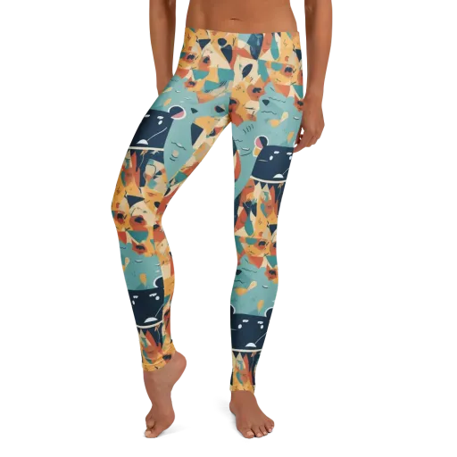 Carnival Critters on a Leggings