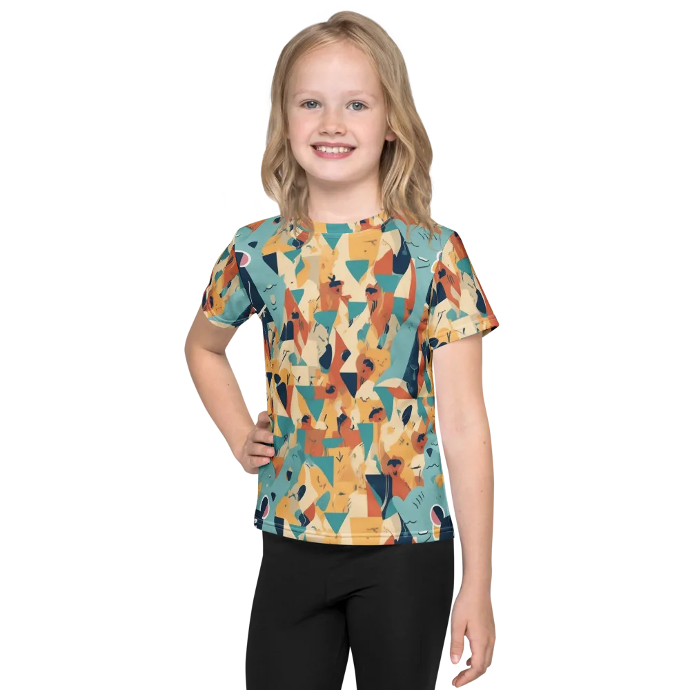 Carnival Critters on Kids Crew Neck T-Shirt — Front