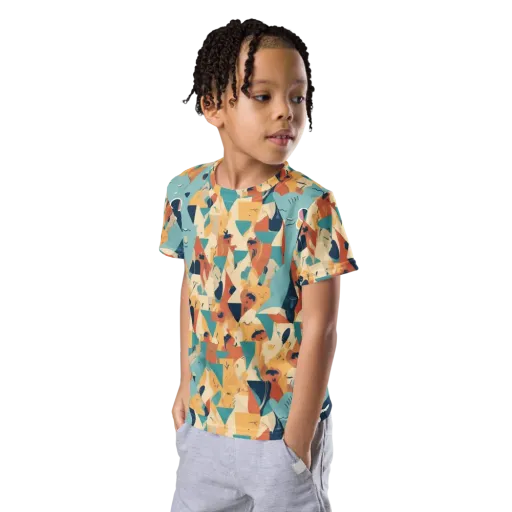 Carnival Critters on a Kids Crew Neck T-Shirt
