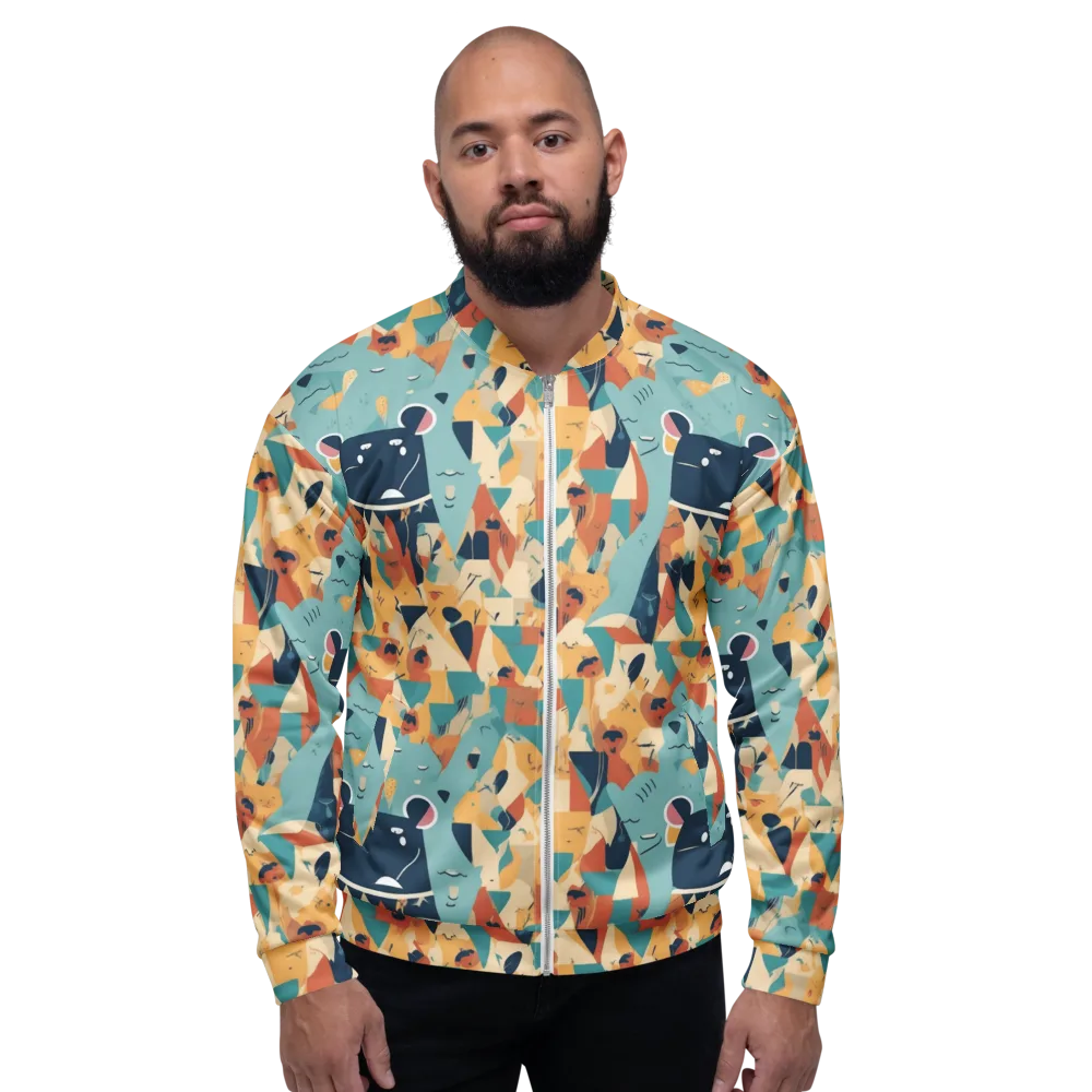 Carnival Critters on Bomber Jacket — Front