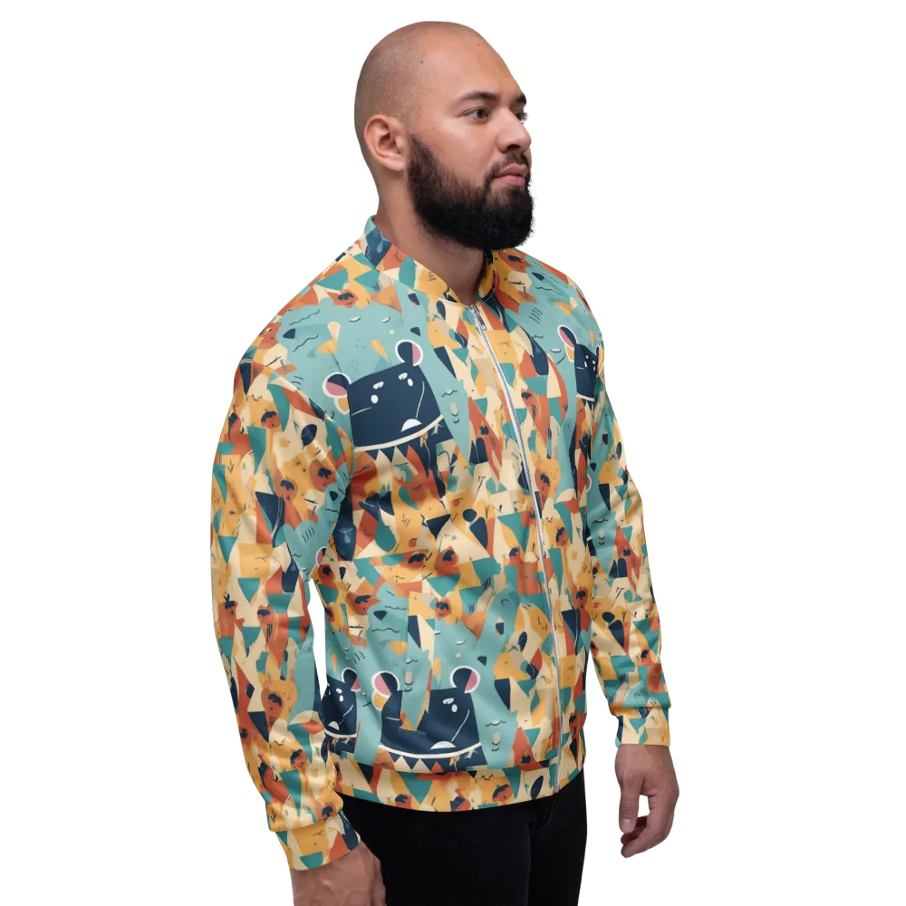 Carnival Critters on Bomber Jacket — Right