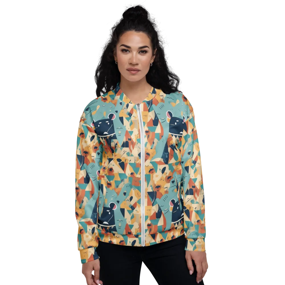 Carnival Critters on Bomber Jacket — Front