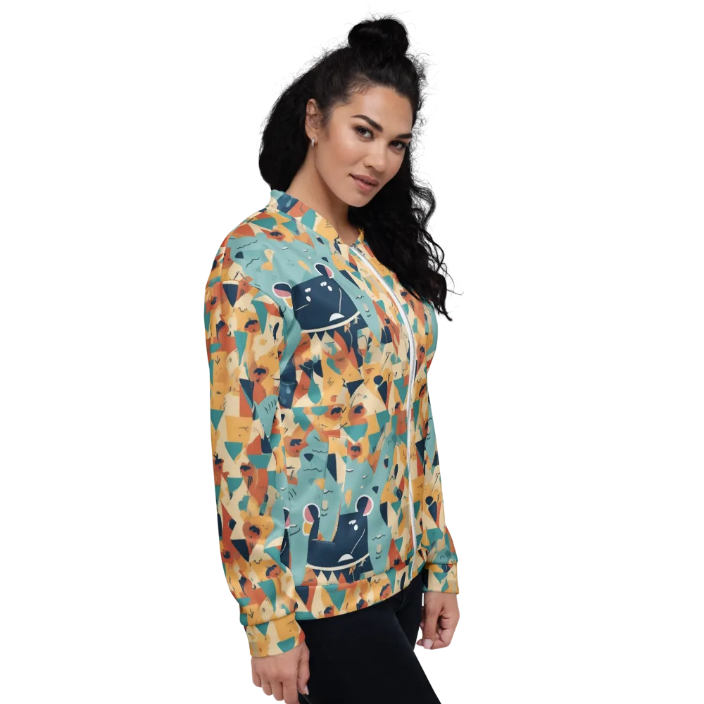 Carnival Critters on Bomber Jacket — Right
