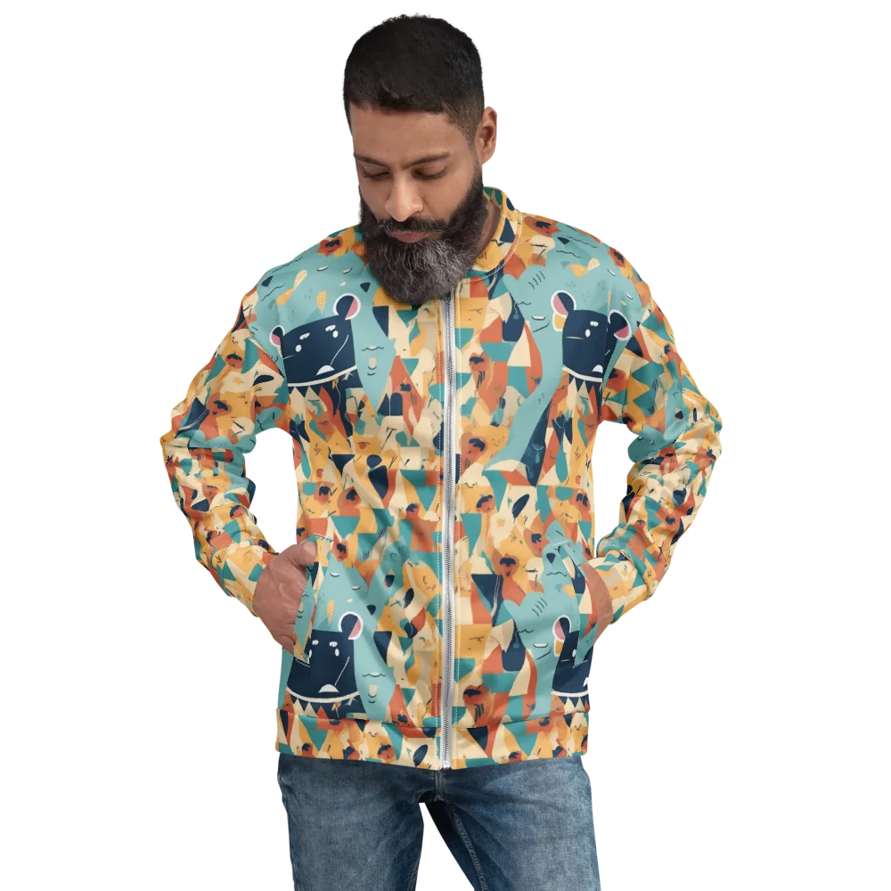 Carnival Critters on Bomber Jacket — Front