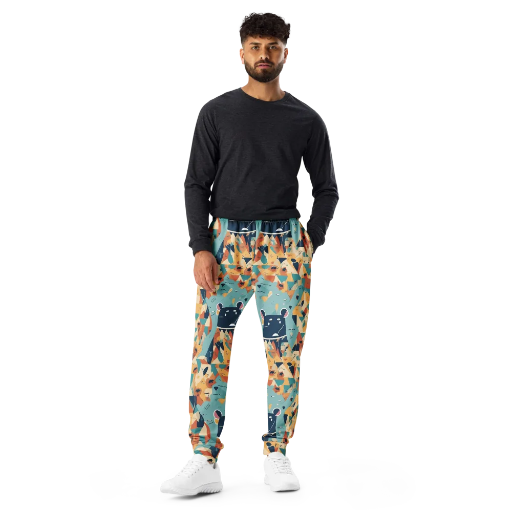 Carnival Critters on Men's Joggers — Front