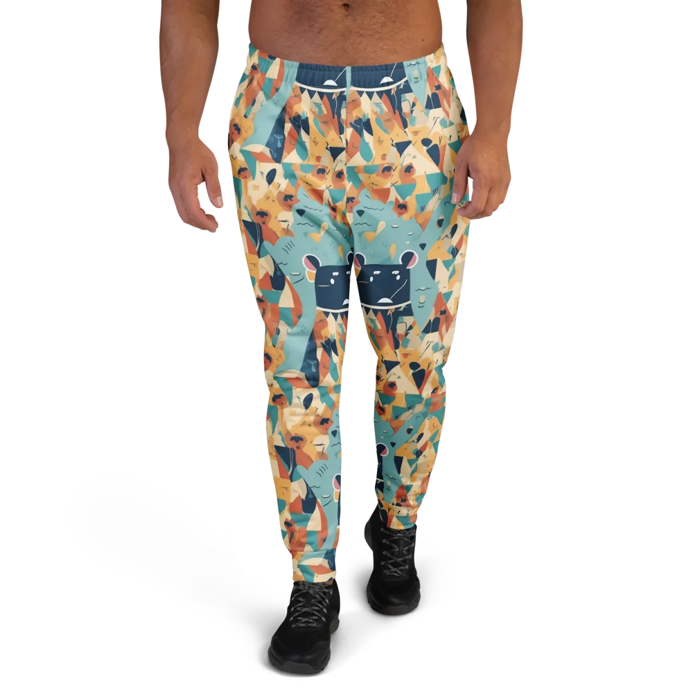 Carnival Critters on Men's Joggers — Front