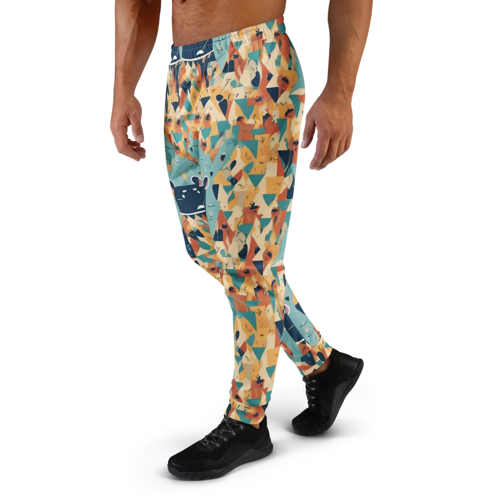 Carnival Critters on Men's Joggers — Left