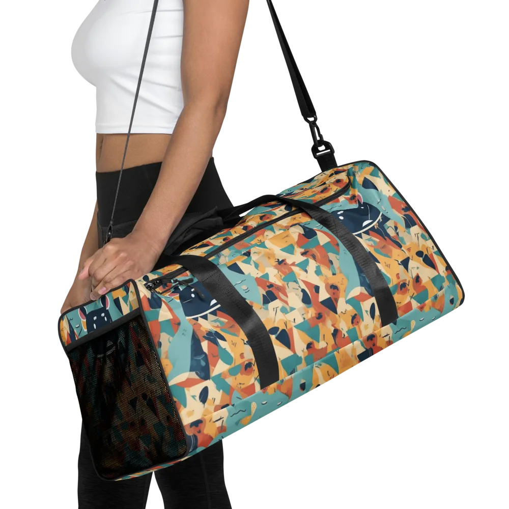 Carnival Critters on Duffle Bag — Front