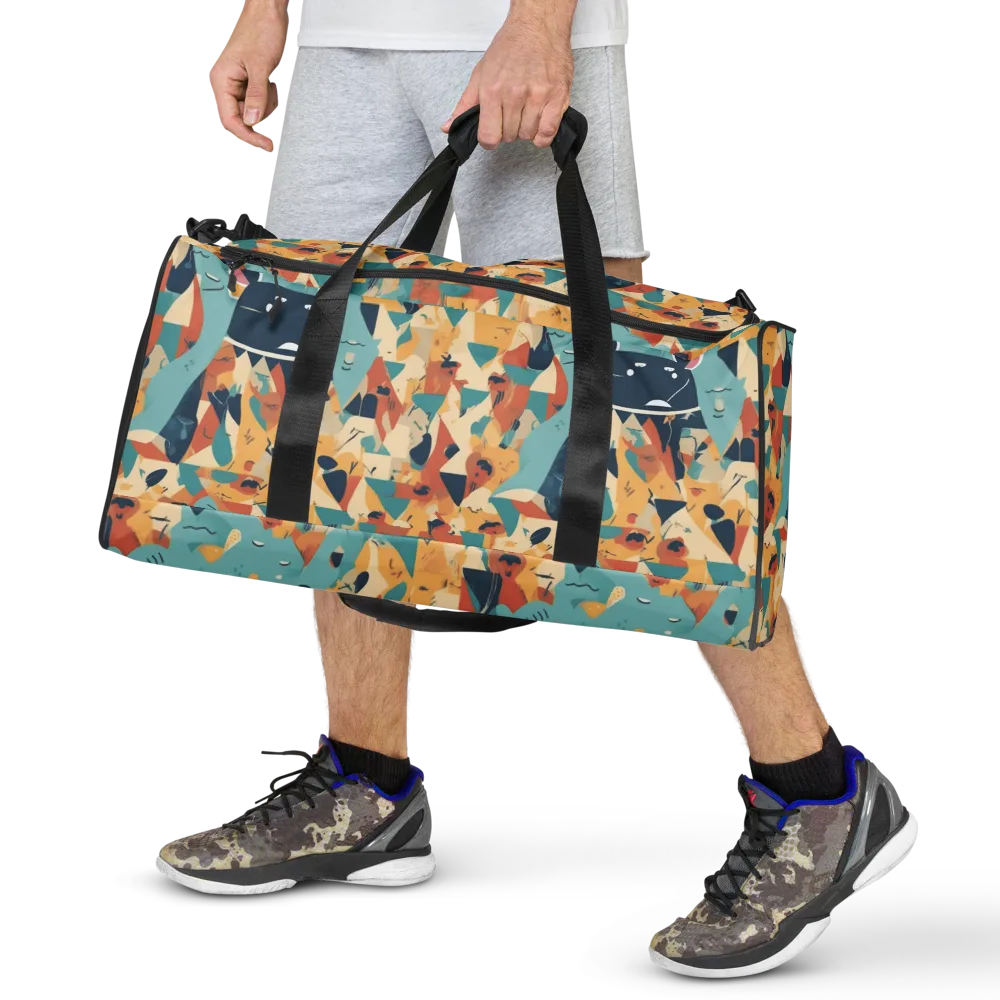 Carnival Critters on Duffle Bag — Front