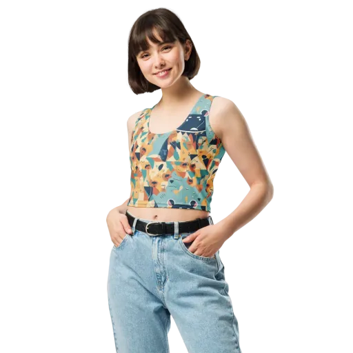 Carnival Critters on a Crop Top