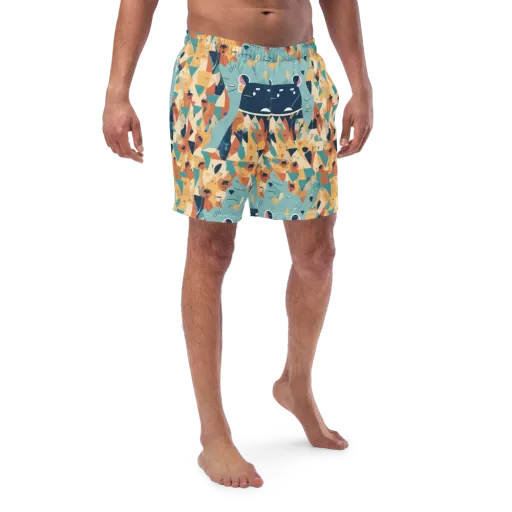 Carnival Critters on a Swim Trunks