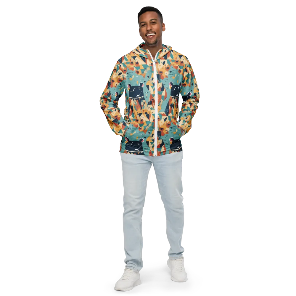 Carnival Critters on Men's Windbreaker — Front