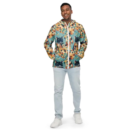 Carnival Critters on a Men's Windbreaker