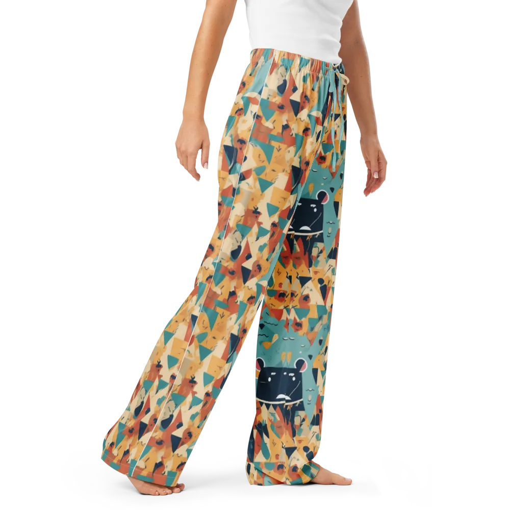 Carnival Critters on Women's Pajama Pants — Right Front
