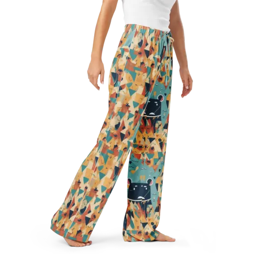 Carnival Critters on a Women's Pajama Pants