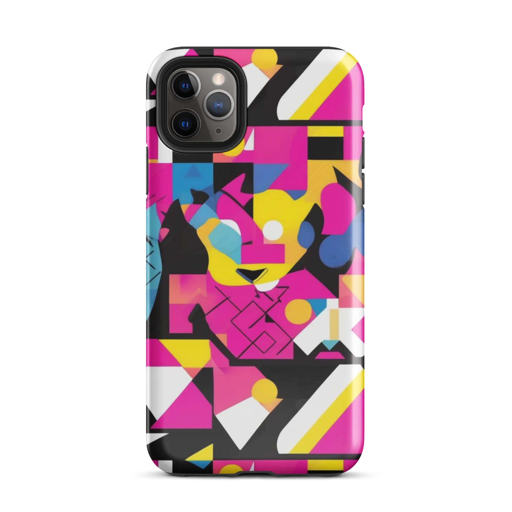 Neon Mask Parade on Tough Case for iPhone® — Front