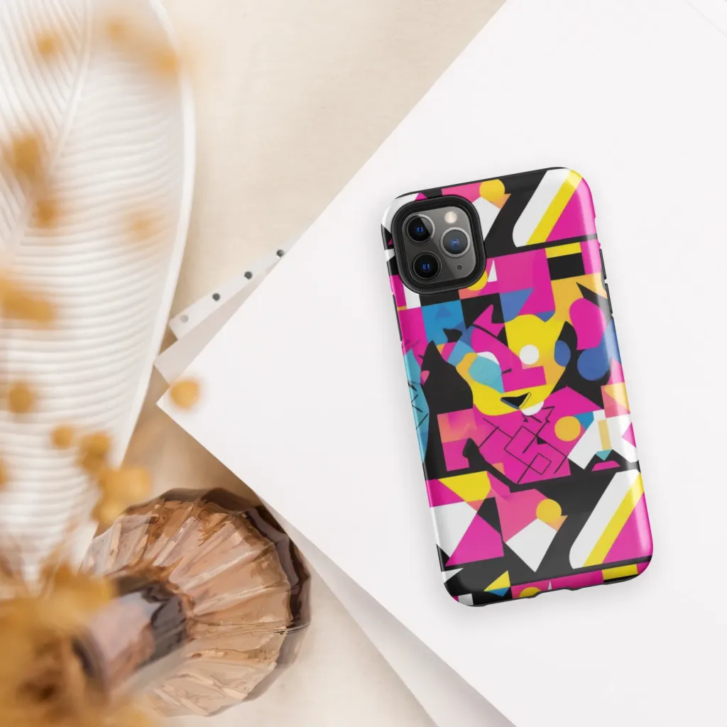 Neon Mask Parade on Tough Case for iPhone® — Front