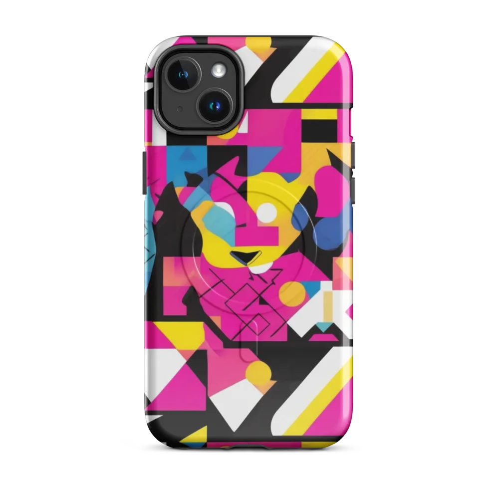 Neon Mask Parade on MagSafe Tough Case for iPhone® — Front