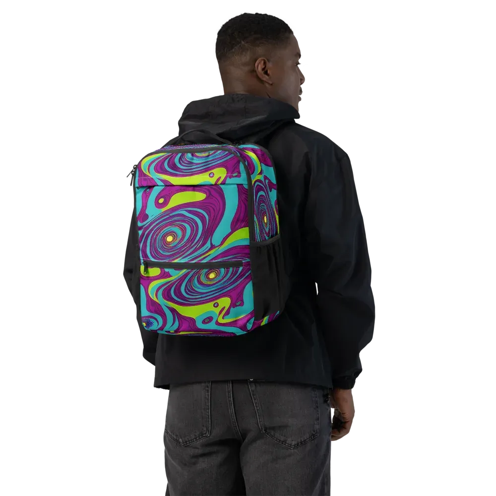 Electric Eddies on Utility Backpack — Back