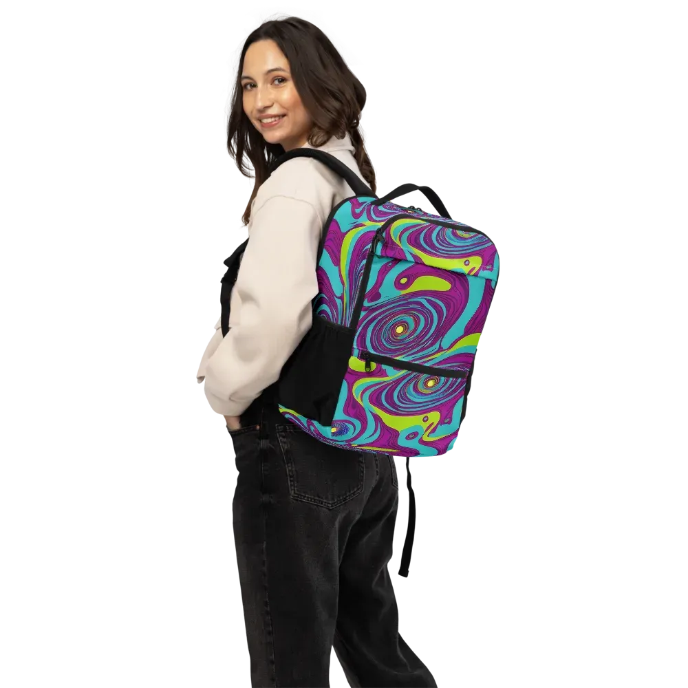 Electric Eddies on Utility Backpack — Back