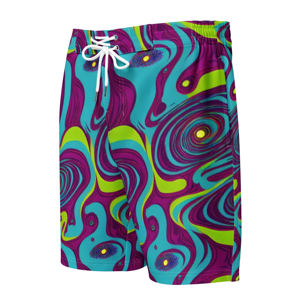 Electric Eddies on Men's Board Shorts — Front