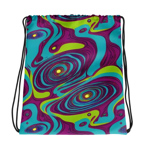 Electric Eddies on a Drawstring Bag