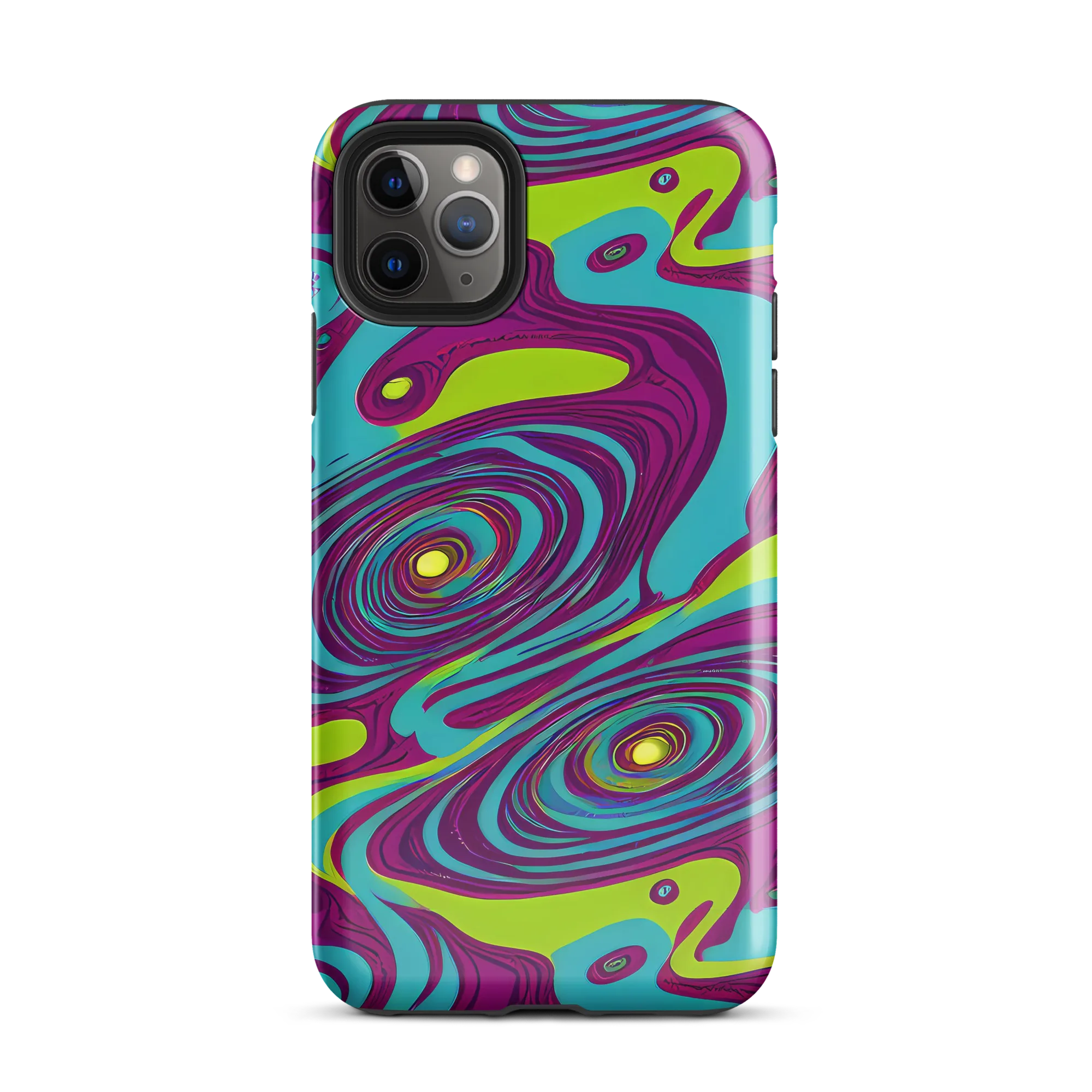 Electric Eddies on Tough Case for iPhone® — Front