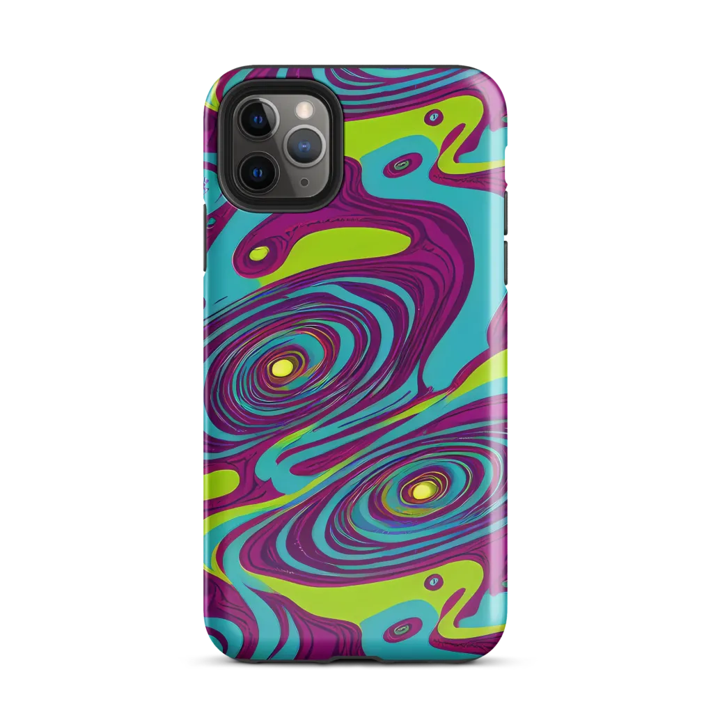 Electric Eddies on Tough Case for iPhone® — Front