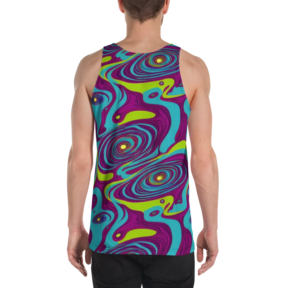 Electric Eddies on Men's Tank Top — Back