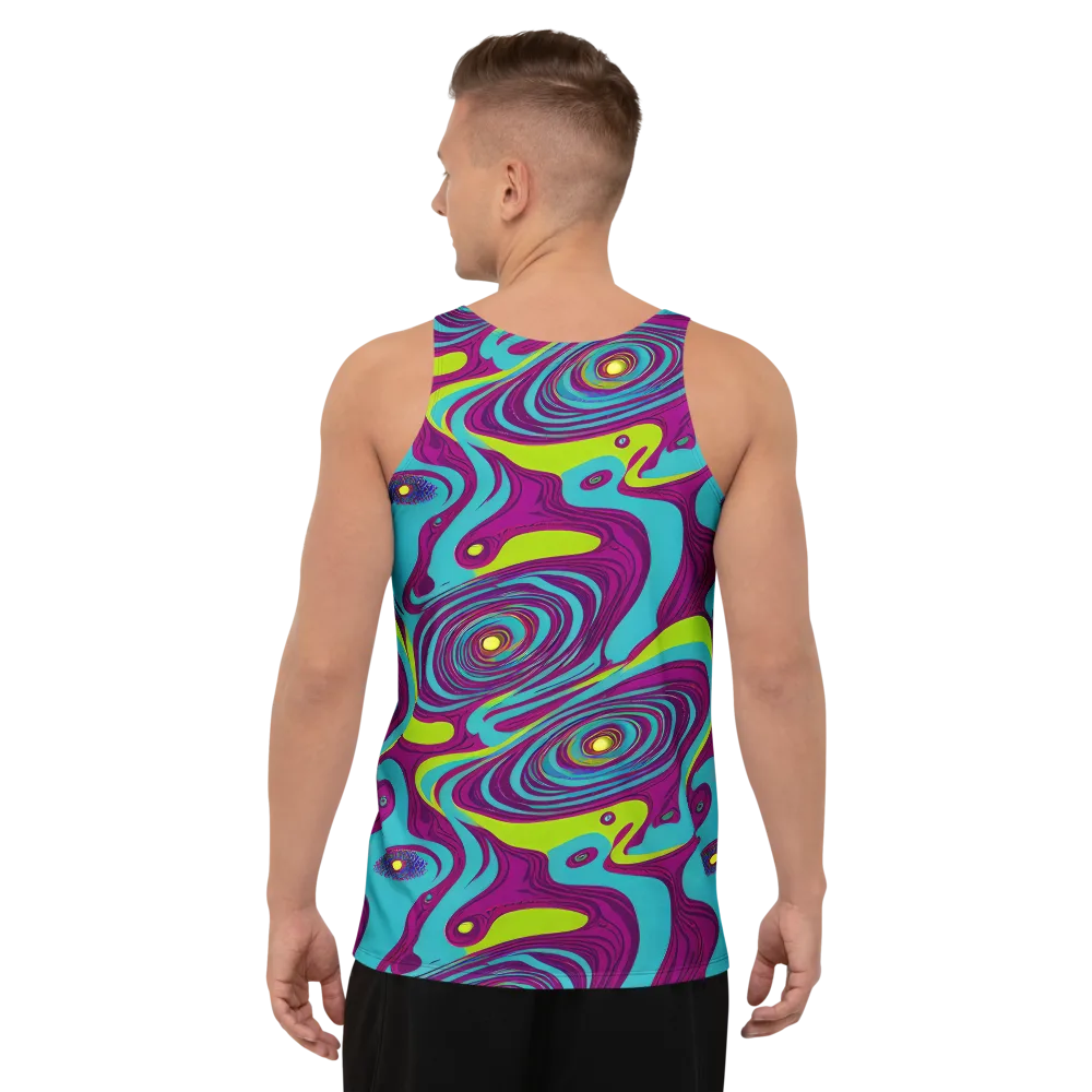 Electric Eddies on Men's Tank Top — Back