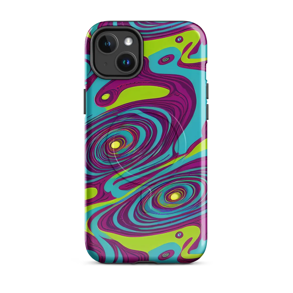 Electric Eddies on MagSafe Tough Case for iPhone® — Front