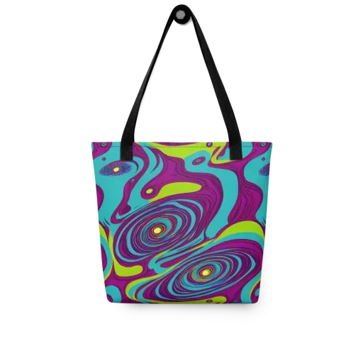 Electric Eddies on a Tote Bag