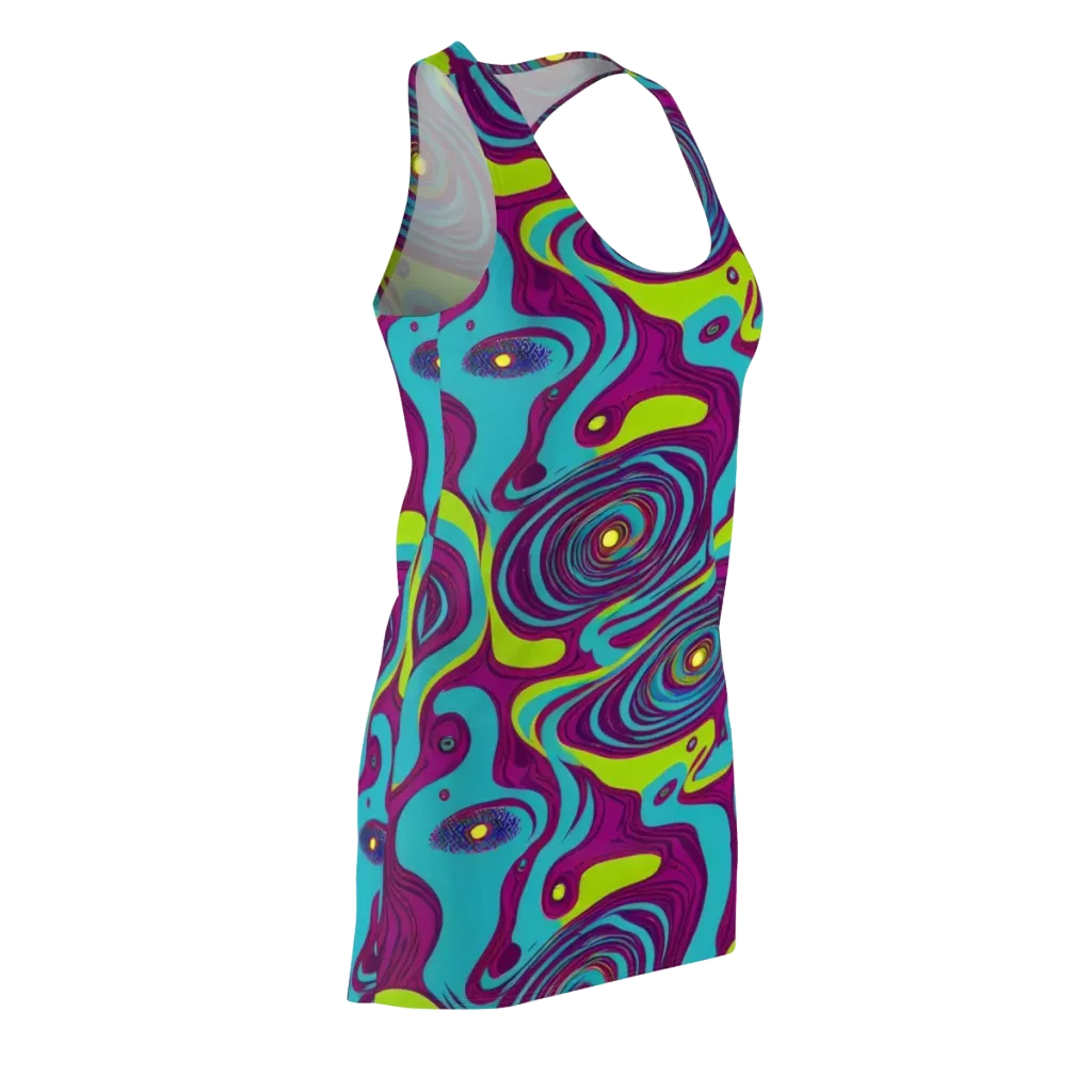 Electric Eddies on Racerback Dress — Front Side