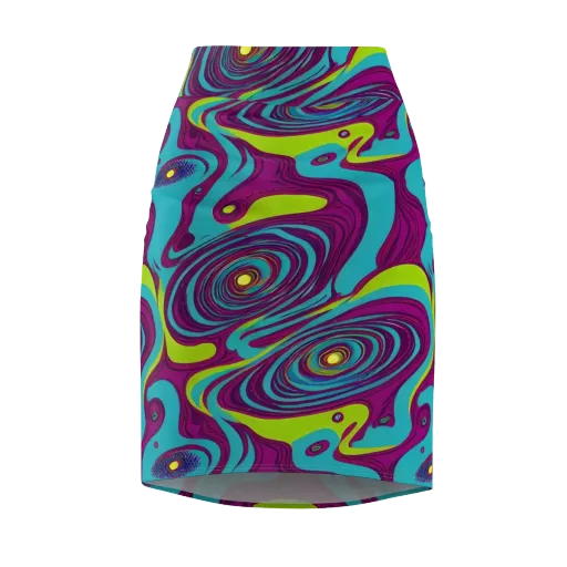 Electric Eddies on a Pencil Skirt