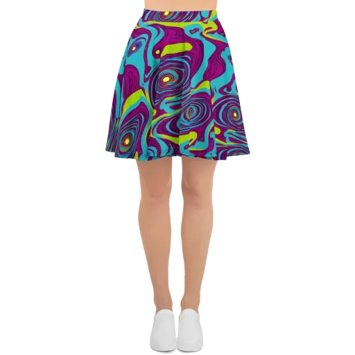 Electric Eddies on a Skater Skirt