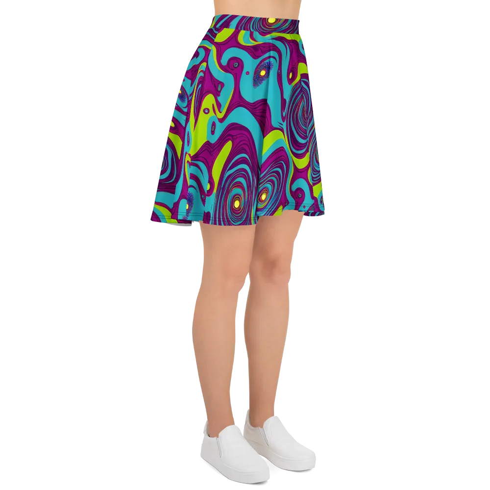 Electric Eddies on Skater Skirt — Right