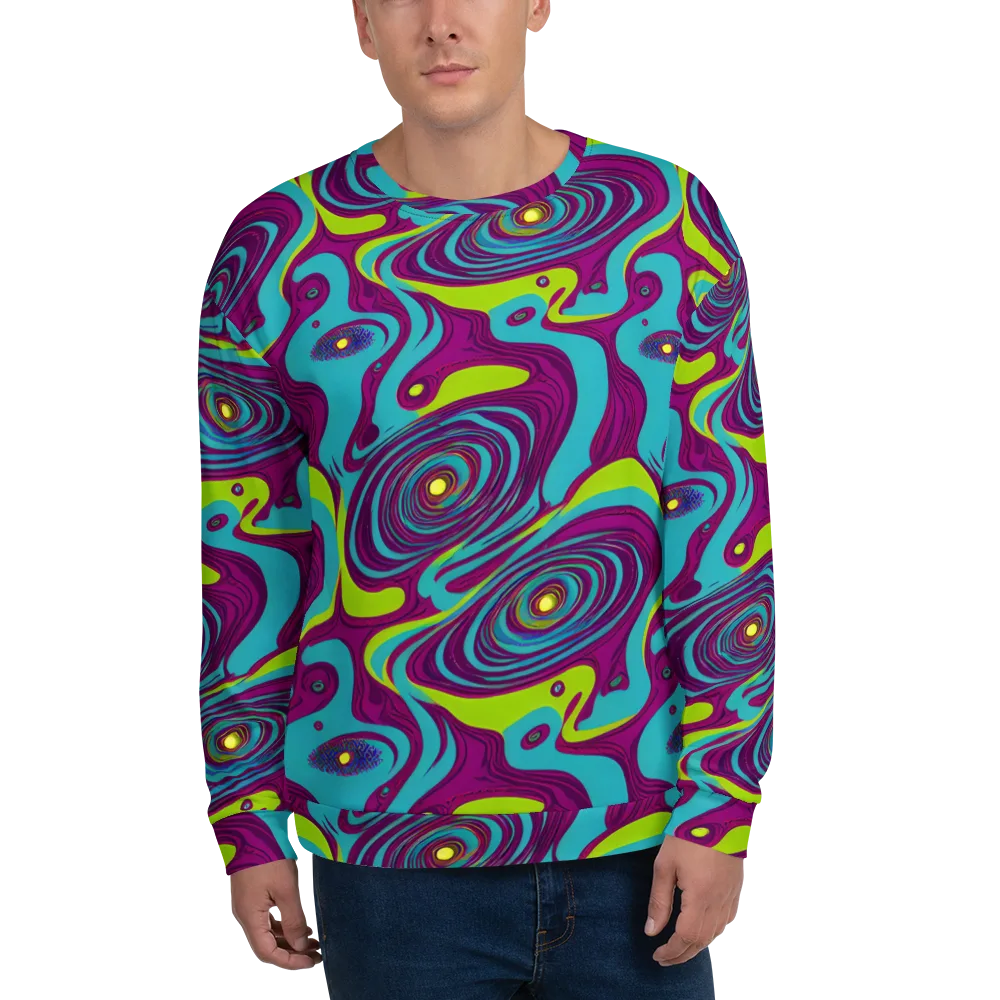 Electric Eddies on Sweatshirt — Front