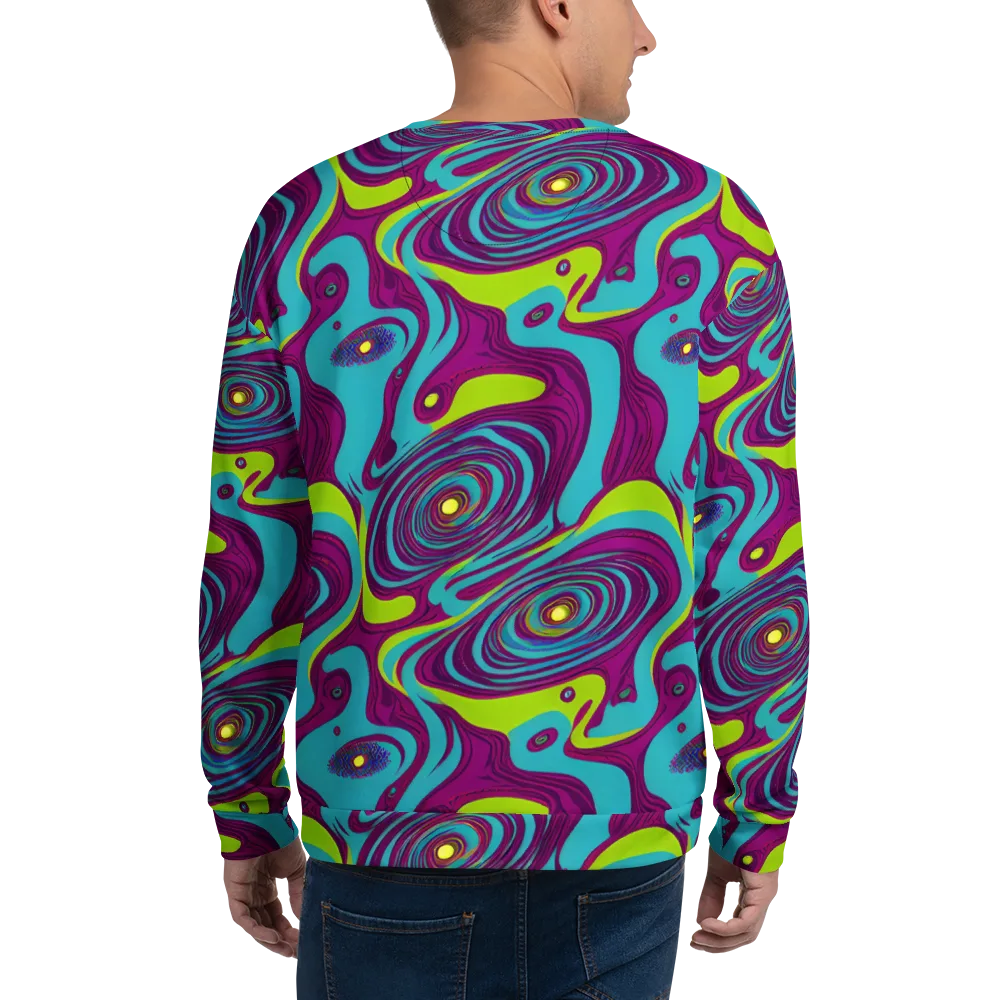 Electric Eddies on Sweatshirt — Back