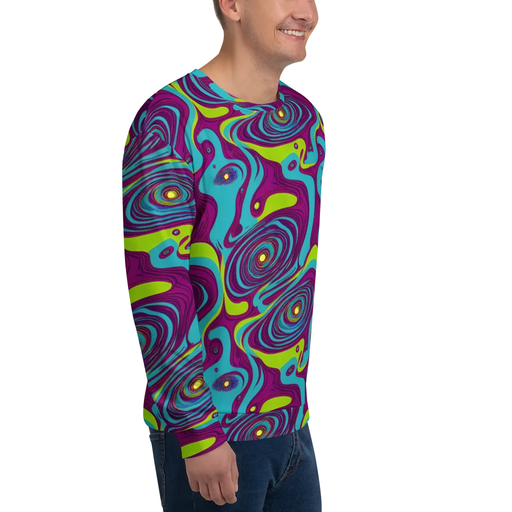 Electric Eddies on Sweatshirt — Right Front