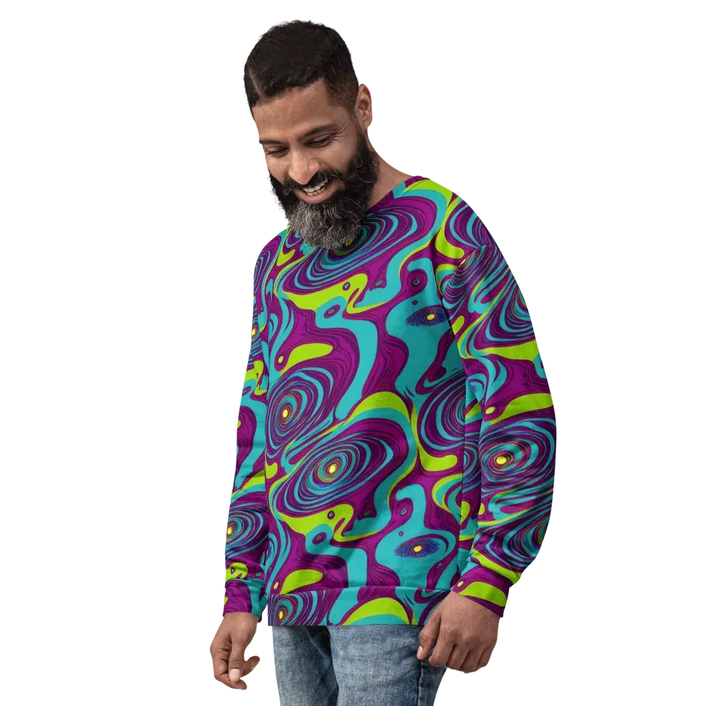 Electric Eddies on Sweatshirt — Left Front