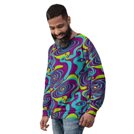 Electric Eddies on a Sweatshirt