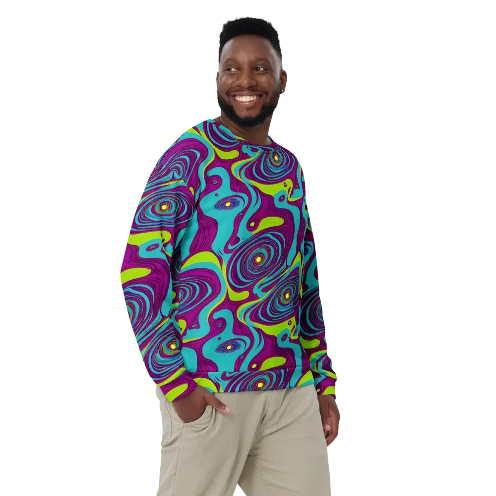 Electric Eddies on Sweatshirt — Front