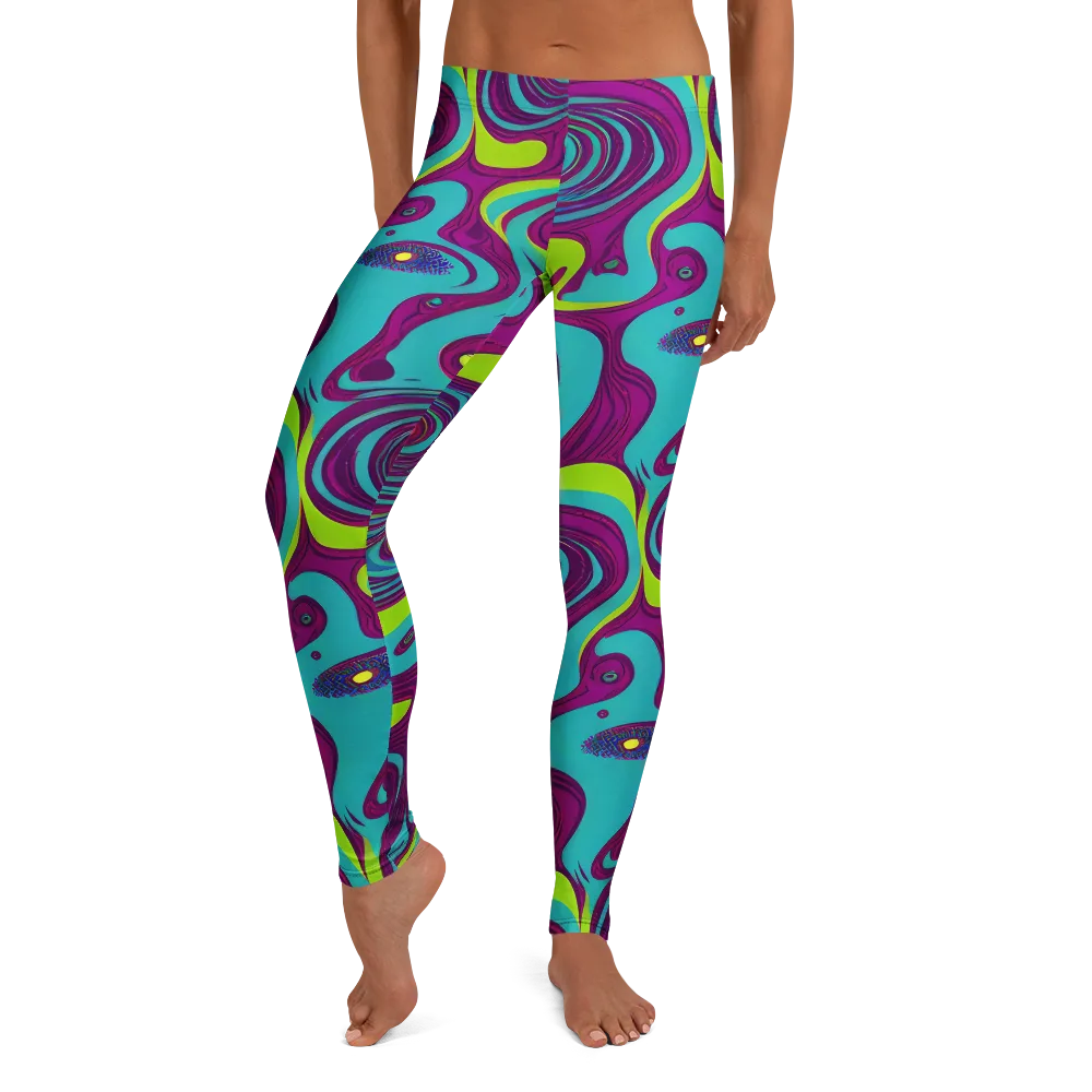 Electric Eddies on Leggings — Front