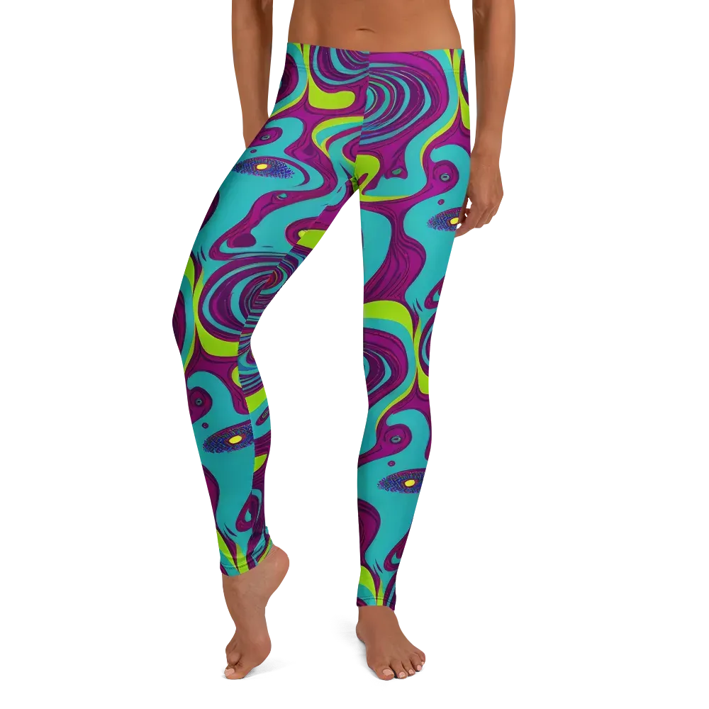 Electric Eddies on Leggings — Front