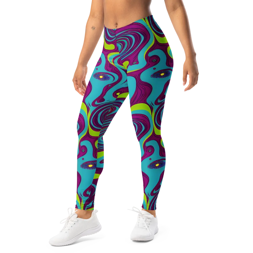 Electric Eddies on Leggings — Left Front